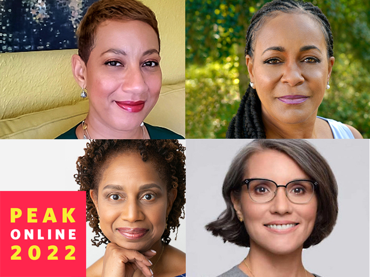 Satonya, Susan, Sherece, and Carmen are shown side by side in their headshots.