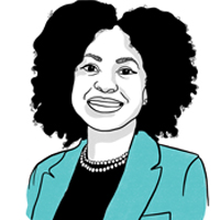 Shantelice's illustrated headshot